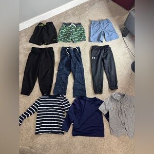 Lot of 4T toddler boy’s basics toddler boy clothes Pants swim shorts shirts